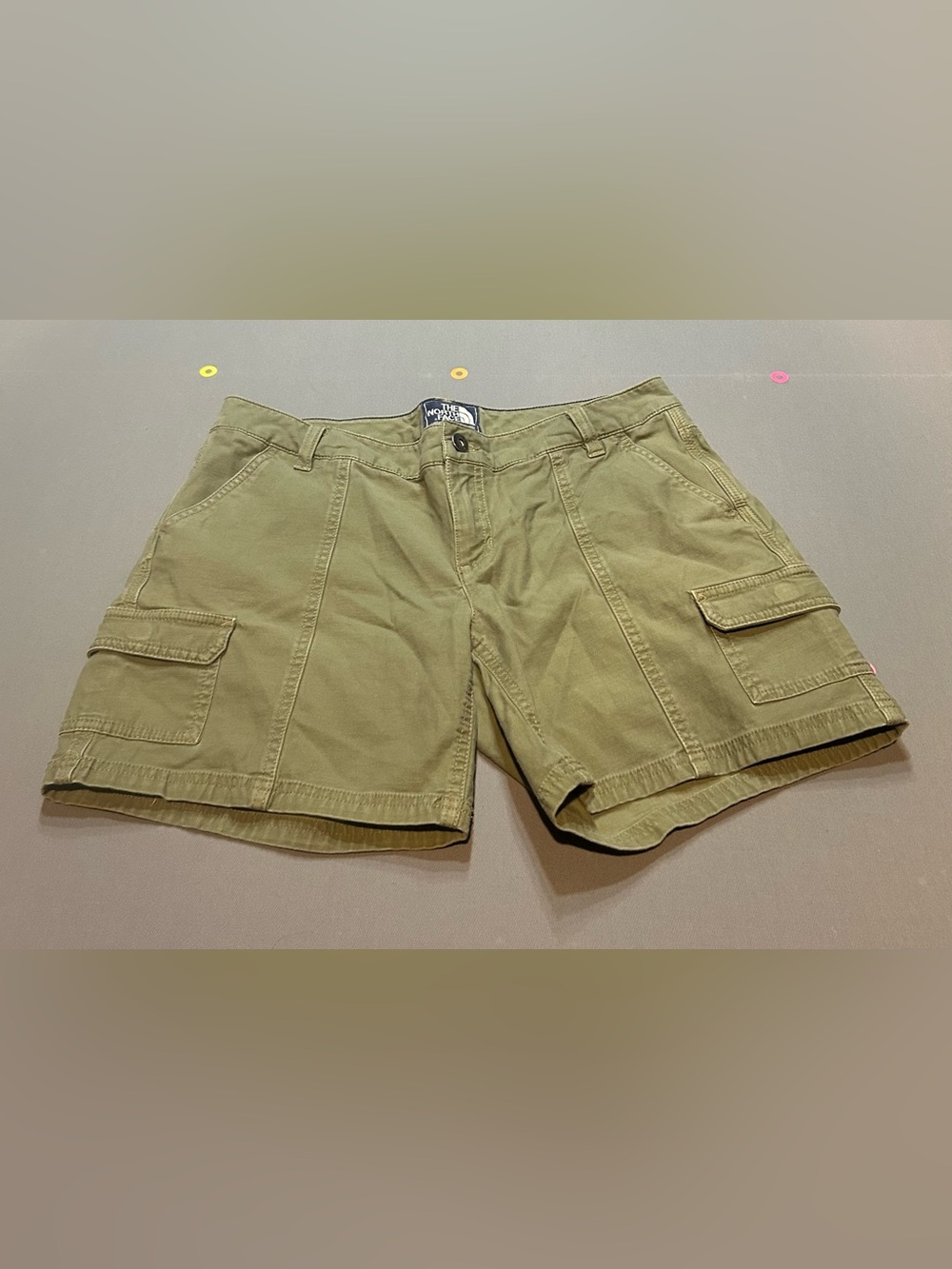 The North Face Women's Olive Cargo Athletic Shorts